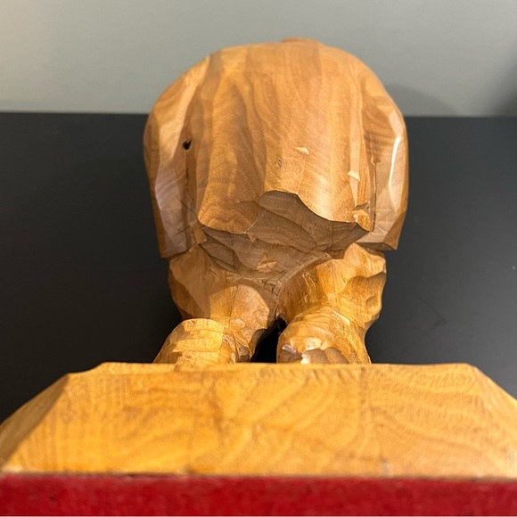 Vintage Quebec Folk Art Old Man Wood Sculpture signed by artist - Picture 12 of 15